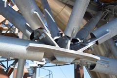 Steel Connection of Supporting Structure (© Jakub Harazín)