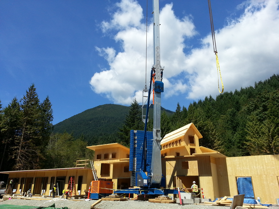 Monastery During Construction (© AHC-Derix)