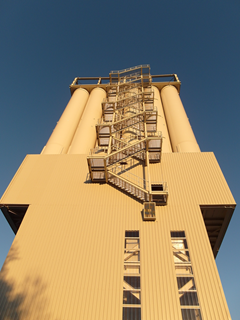 Dry Mixing Plant After Completion (© Dietz Würtele)