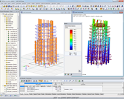 3D Model of Lookout Tower and Deformation in RFEM (© Harrer Ingenieure)