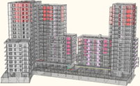 3D Model of Buildings (© MGM Konstrukcje Inżynierskie)