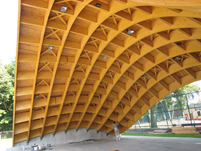 Bottom View of Timber Structure (© Ing. Šrůtek)