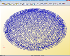 Louvre Abu Dhabi - 3D Model of Dome in RSTAB (© Waagner-Biro)