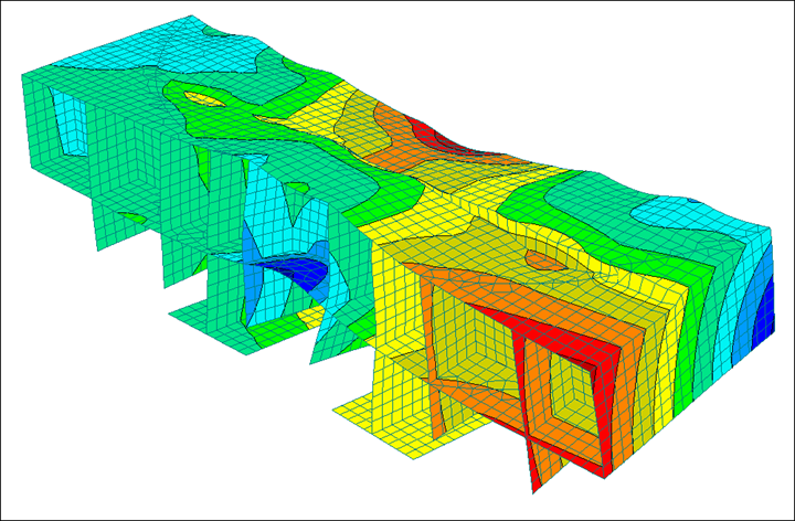 Supporting Structure Parts in RFEM (© Jörg Sando)
