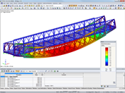 Representation of Deformation of Bridge in RFEM (© Janson Bridging)
