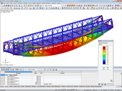 Representation of Deformation of Bridge in RFEM (© Janson Bridging)