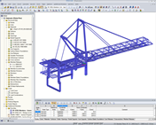 3D Model of Revolving Superstructure in RFEM (© IB Jürgen Ehlenz)