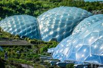Rainforest Biome of Eden Project in Cornwall, UK