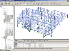 Multi-Story Steel Skeleton Structure