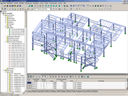 Multi-Story Steel Skeleton Structure