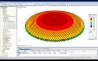 3D Model of ETFE Cushion with Cable Web in RFEM (© z3rch)