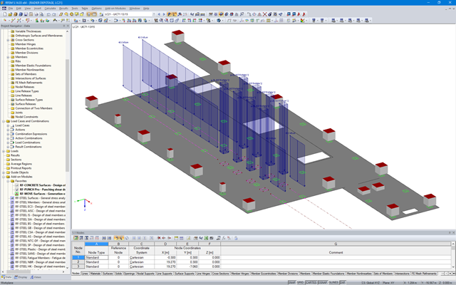 Moving Loads Applied on Foundation Plate in RFEM