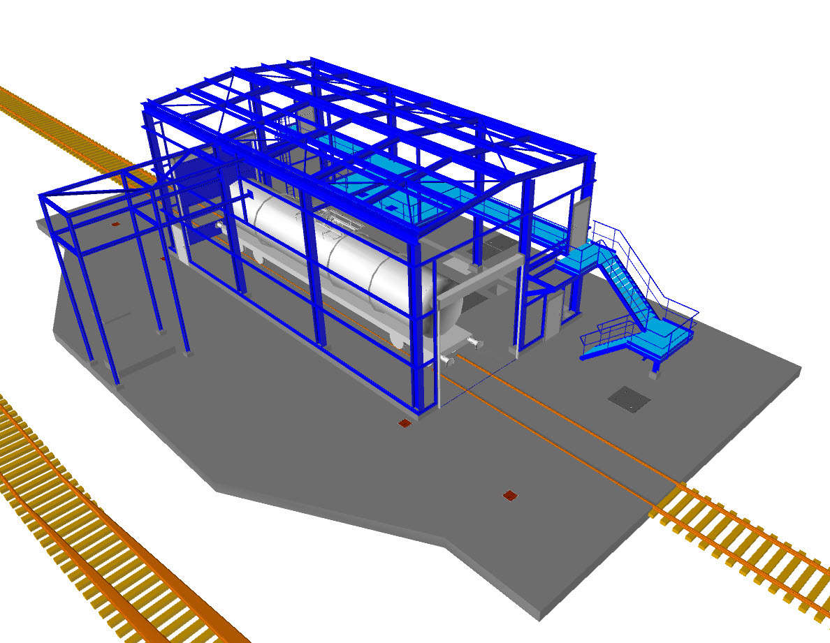 Visualization of Unloading Area