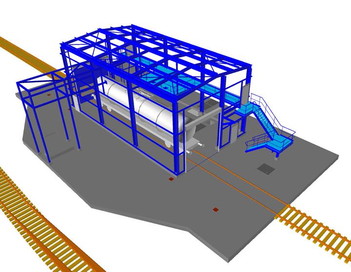 Visualization of Unloading Area