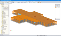 3D Model of Nursery School Building in RFEM (© ARTEMIS INGENIEUR)