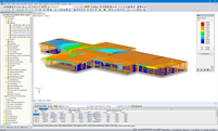 Model for Seismic Analysis in RFEM (© ARTEMIS INGENIEUR)