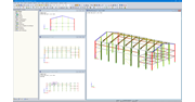 Various 3D Hall Views in RFEM (© Albyr)