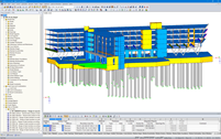 3D Model of Funke Media Office in RFEM (© FCP - Fritsch, Chiari & Partner ZT GmbH)