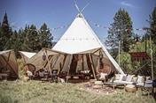 CanopyMarqui Luxury Camping Tent (© Under Canvas)