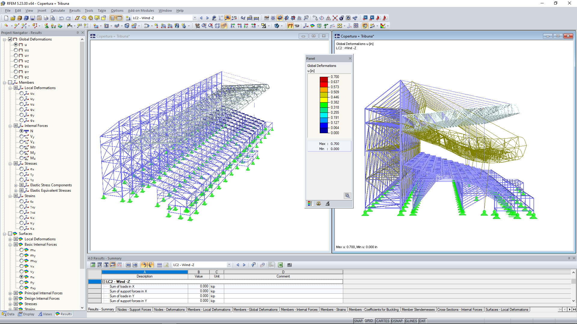 Deformation Due to Wind Loads (© Studio Rota Nodari)