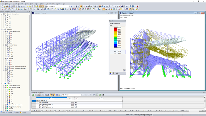 Deformation Due to Wind Loads (© Studio Rota Nodari)