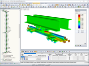 Rail System with Sigma-X Stresses (© AGICEA)