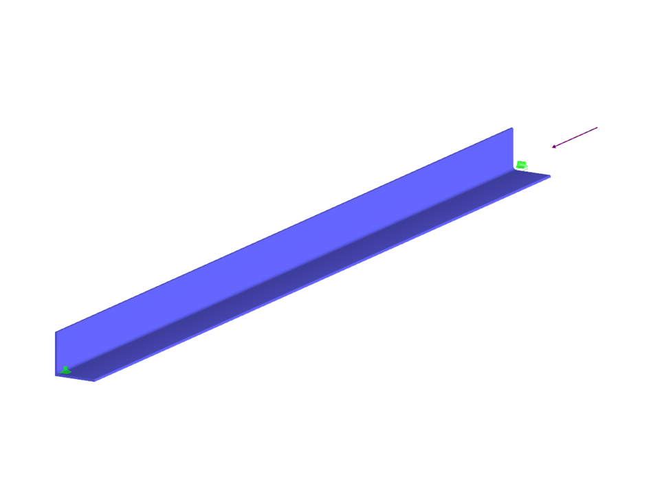 L-Shaped Steel Beam