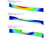 Mode Shapes of Surface Model with Corresponding Critical Load Factor
