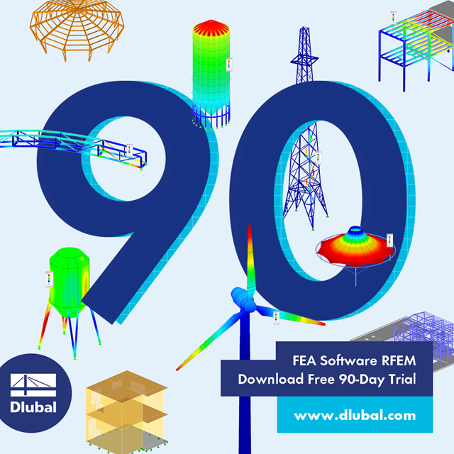 FEA Software RFEM \n Download Free 90-Day Trial