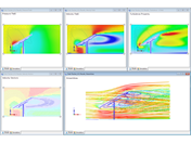 Flow Field Results on PV Tracker