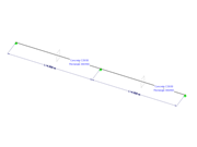 Structural System with Cross-Section Dimension Details and Material