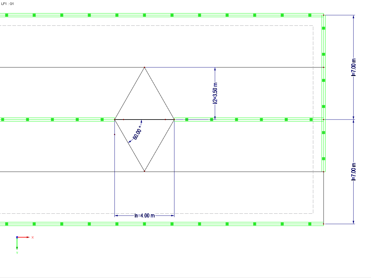 Load Application Area | Flush Beam Strip