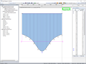 Result Diagram Required As | Required Reinforcement for Slab Shown in Section (Mid-Span)