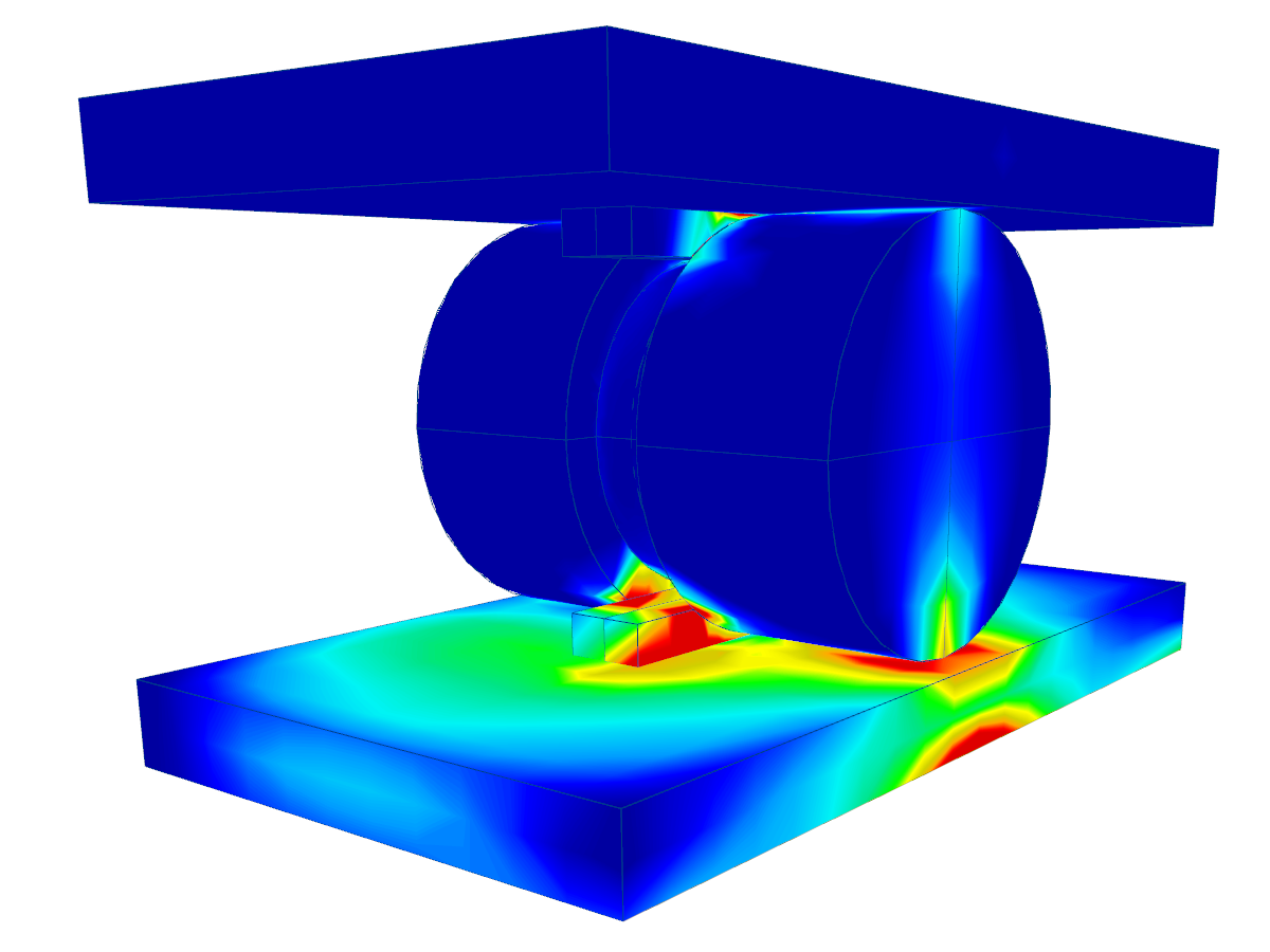 Equivalent Stresses on Roller Bearing