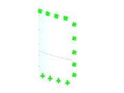 Curved Vertical Glazing