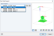 Dialog Box "New Nodal Support"