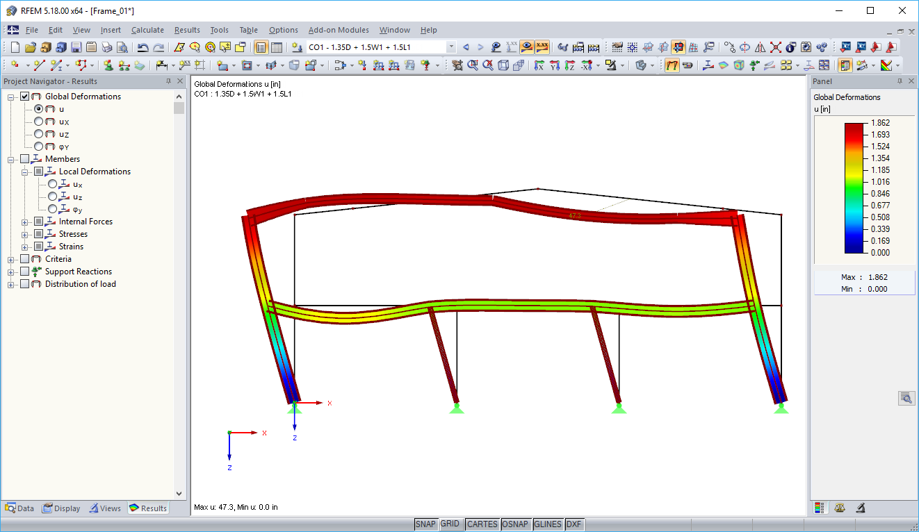 Deformations of Hall Frame