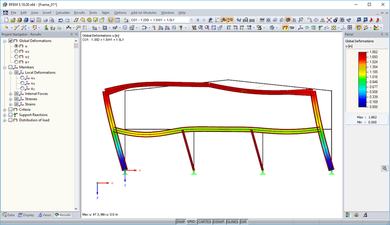 Deformations of Hall Frame