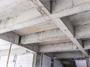 Downstand beams supported directly and indirectly.