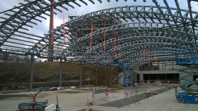 Roofing of Large Office, Prague - Installation