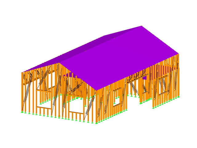 Lightweight Timber Framework House