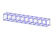 3D Truss Made of Steel