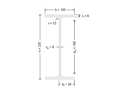 Cross-Section Dimensions in mm
