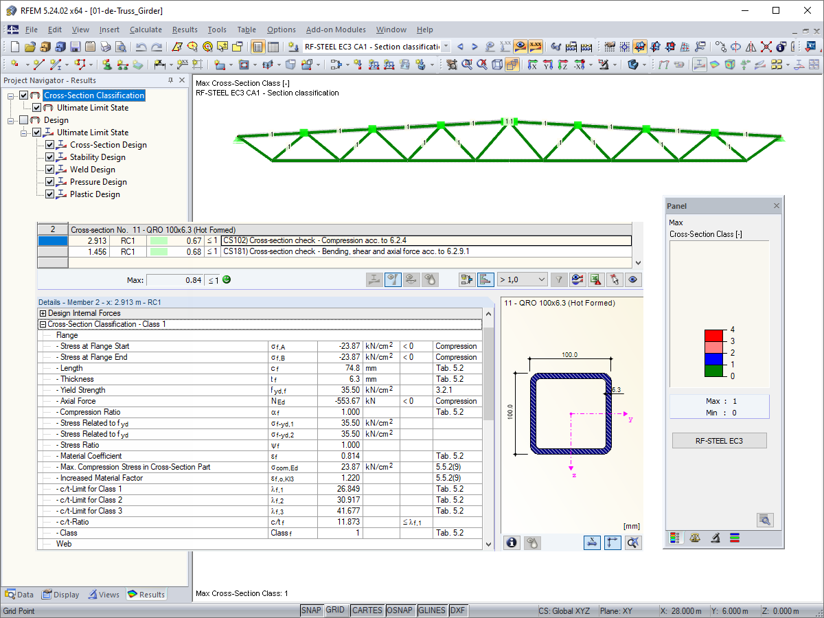 Cross-Section Classes