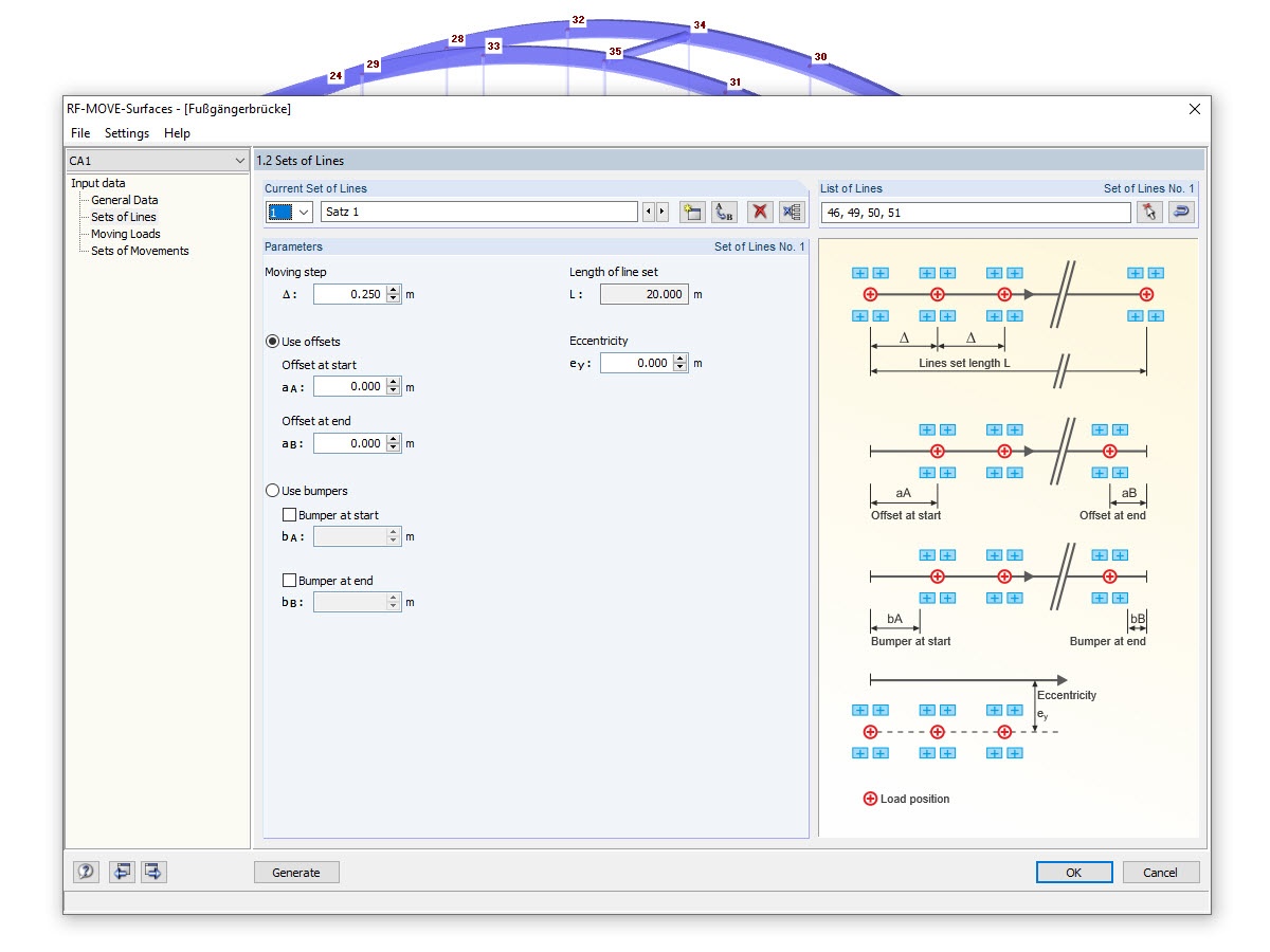 RF-MOVE Surfaces – 1.2 Sets of Lines