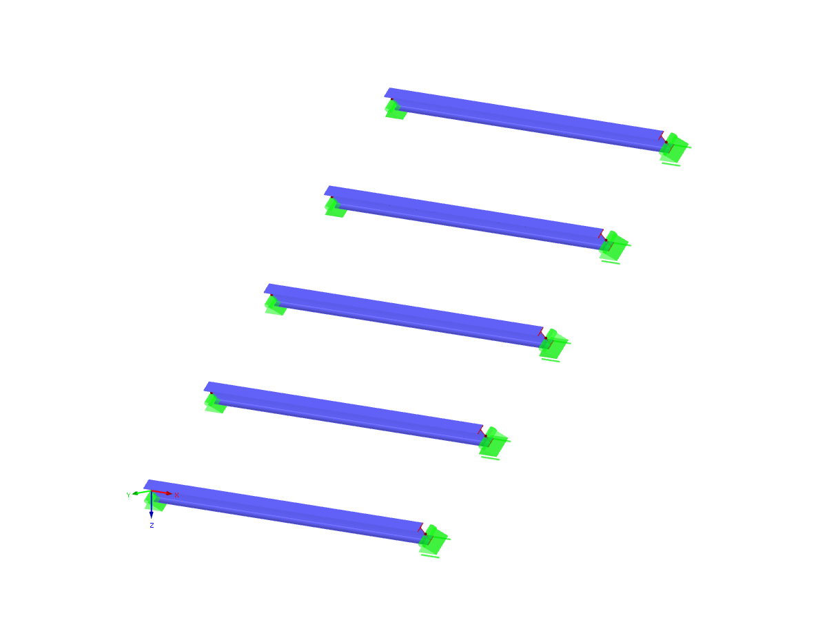 Members with Aligned Nodal Supports