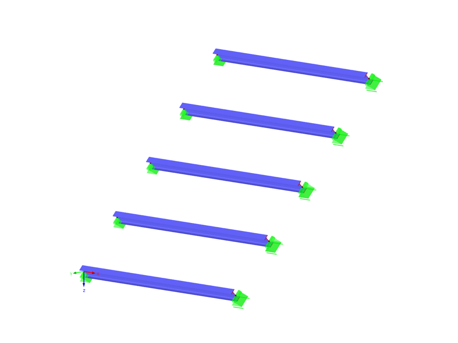 Members with Aligned Nodal Supports
