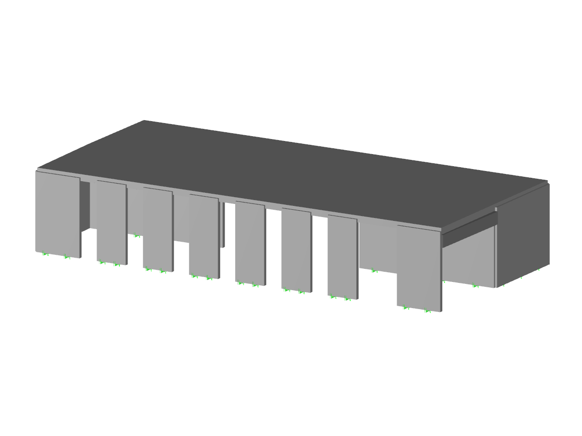Model for Elevation of Office Building