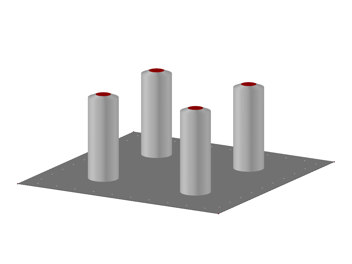 Foundation Plate with Rising Components