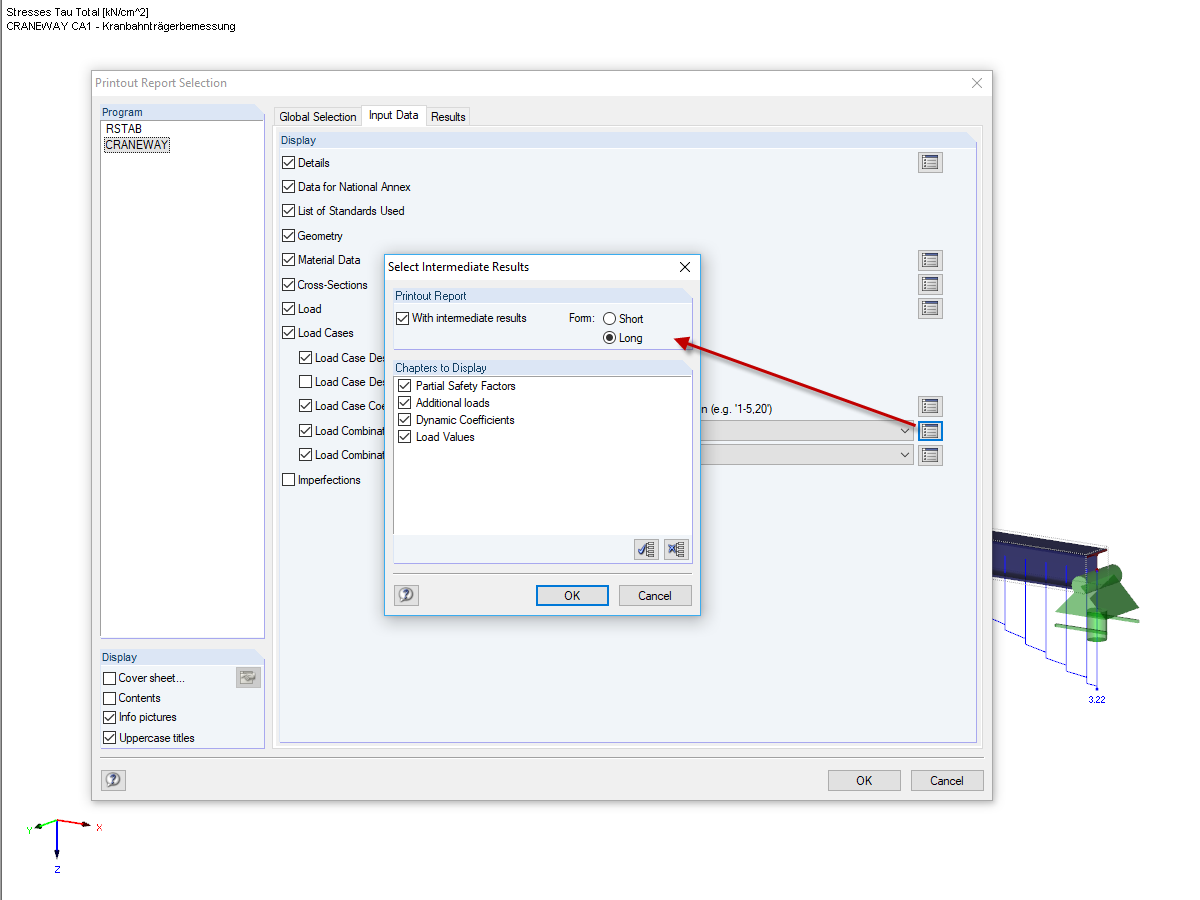 Selecting Intermediate Results